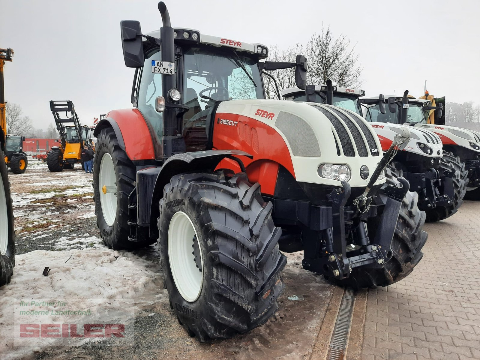 Traktor van het type Steyr 6185 CVT, Gebrauchtmaschine in Burghaslach (Foto 2)