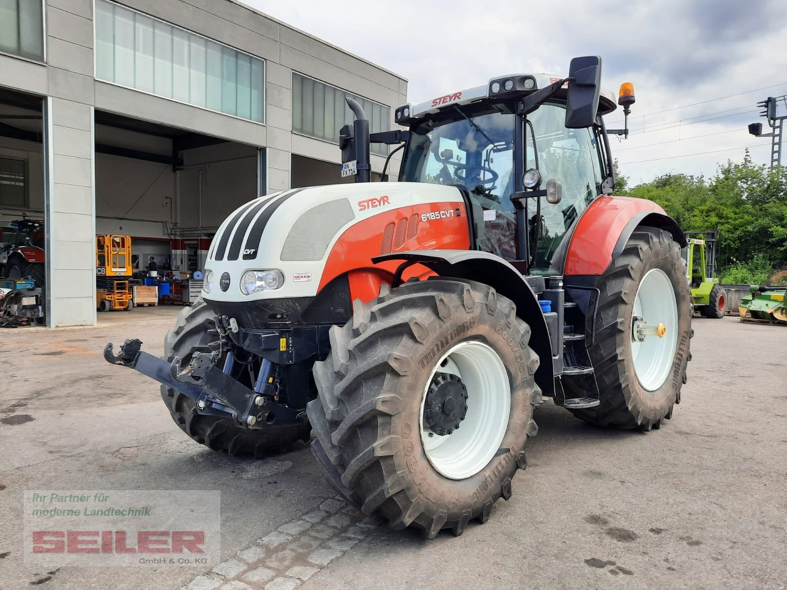 Traktor Türe ait Steyr 6185 CVT, Gebrauchtmaschine içinde Burghaslach (resim 1)