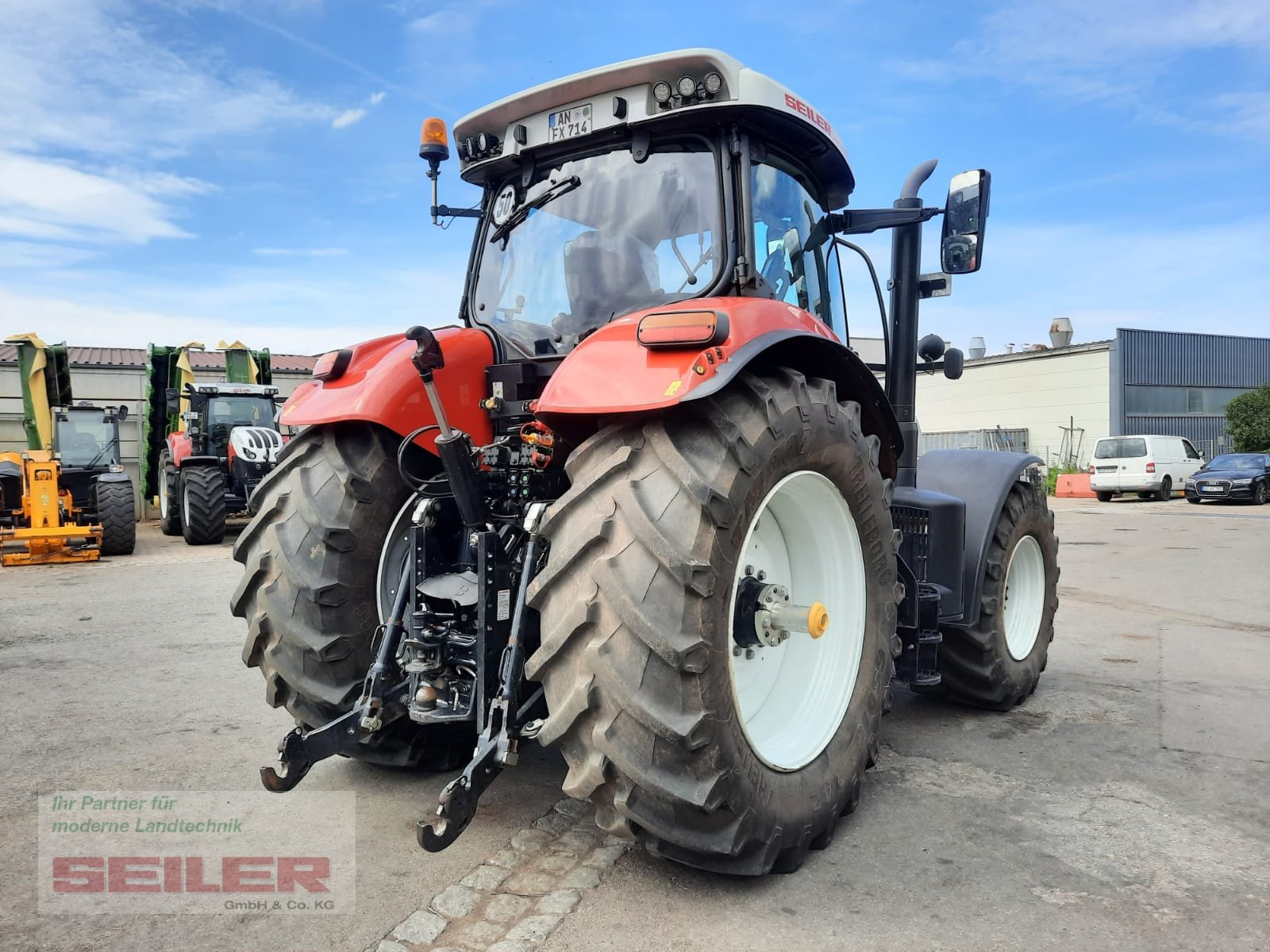 Traktor typu Steyr 6185 CVT, Gebrauchtmaschine w Burghaslach (Zdjęcie 7)