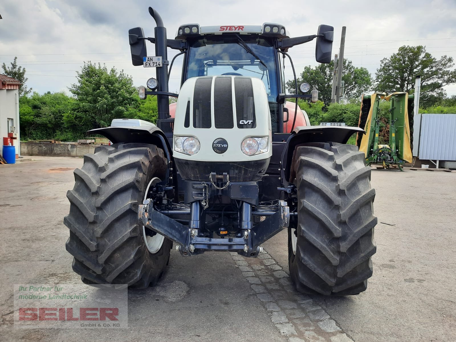 Traktor typu Steyr 6185 CVT, Gebrauchtmaschine w Burghaslach (Zdjęcie 9)