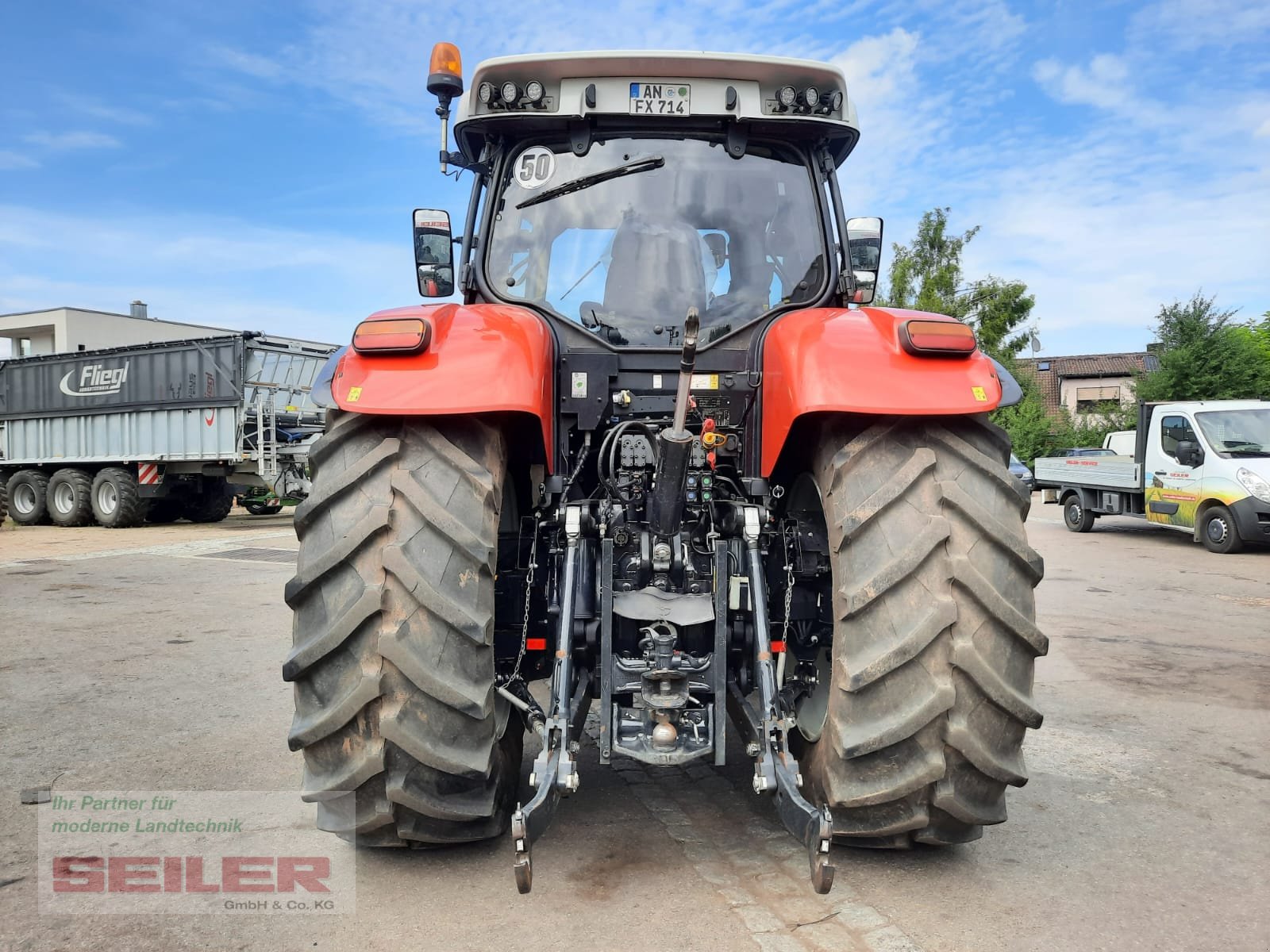 Traktor typu Steyr 6185 CVT, Gebrauchtmaschine w Burghaslach (Zdjęcie 11)