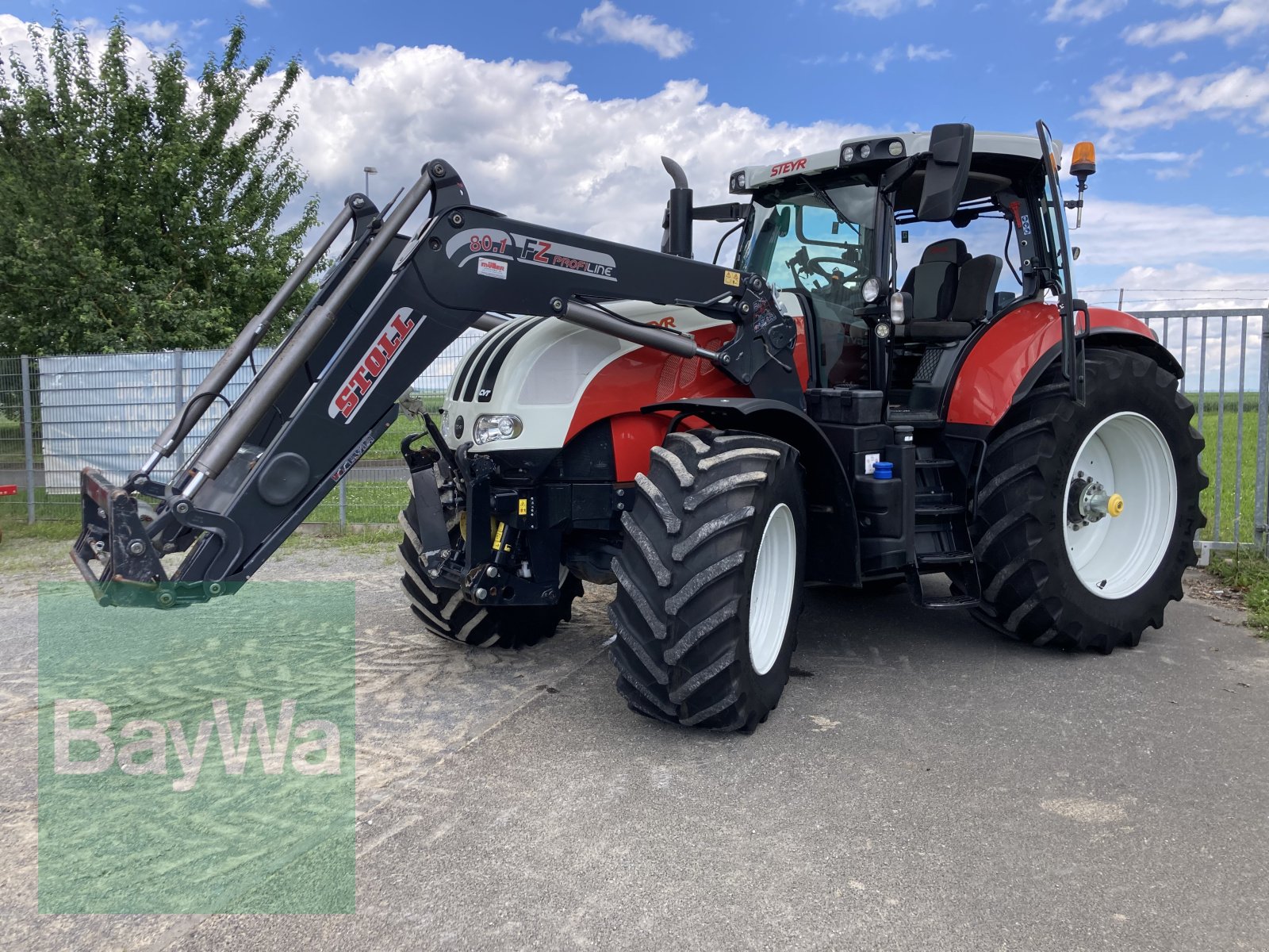 Traktor des Typs Steyr 6185 CVT, Gebrauchtmaschine in Giebelstadt (Bild 4)