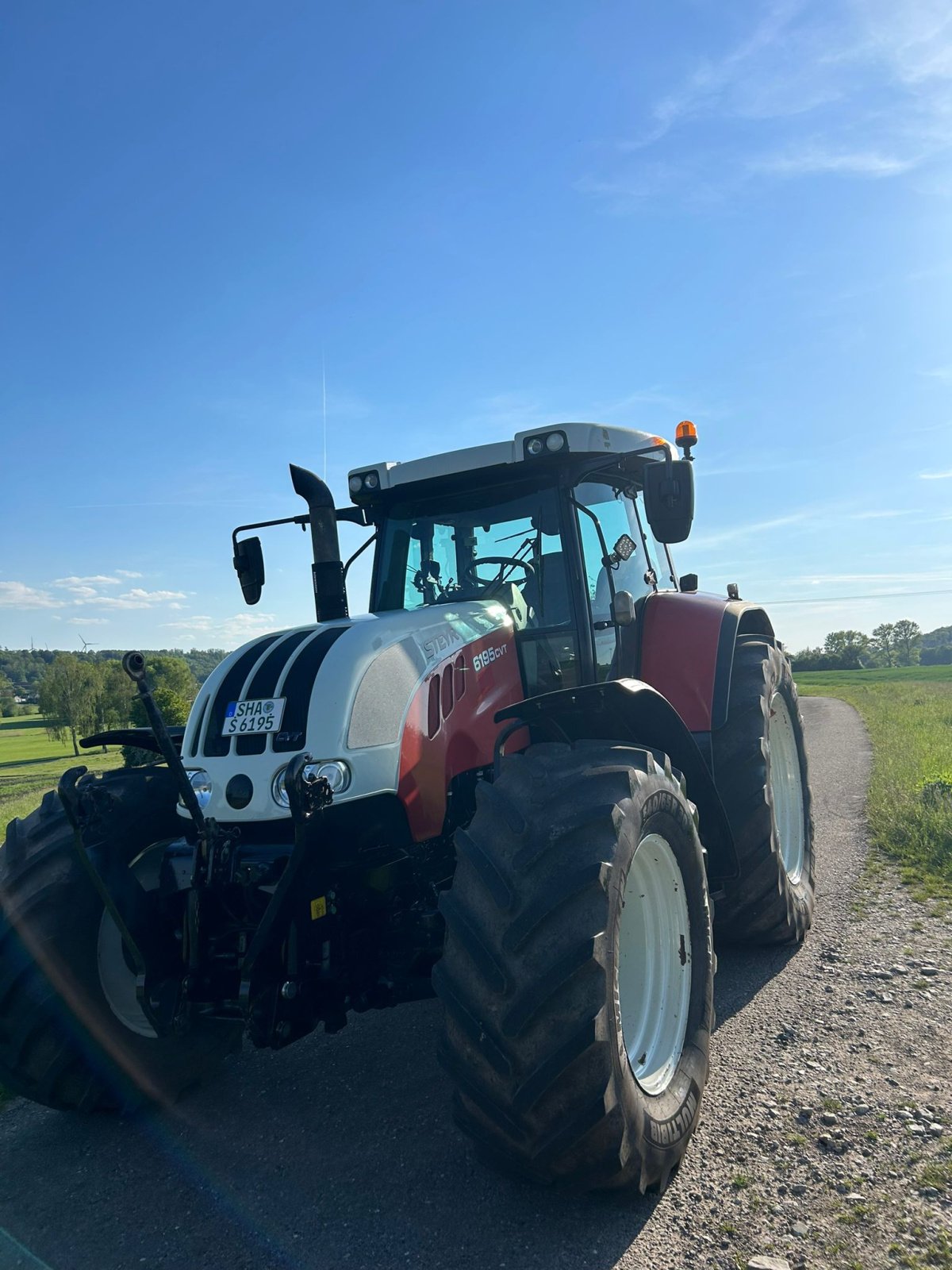 Traktor типа Steyr 6195 CVT, Gebrauchtmaschine в Frankenhardt (Фотография 1)