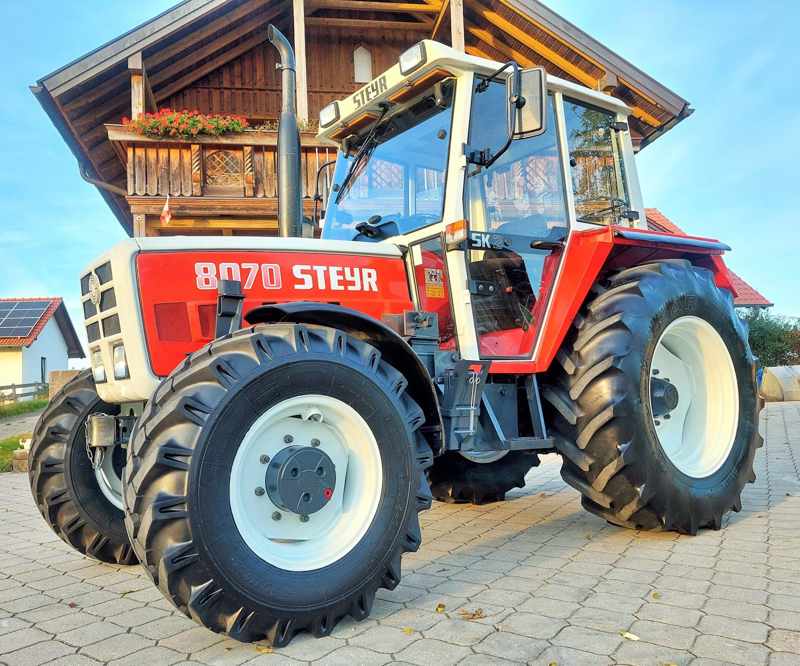 Traktor του τύπου Steyr 8070 A SK2, Gebrauchtmaschine σε Hebertsfelden (Φωτογραφία 1)