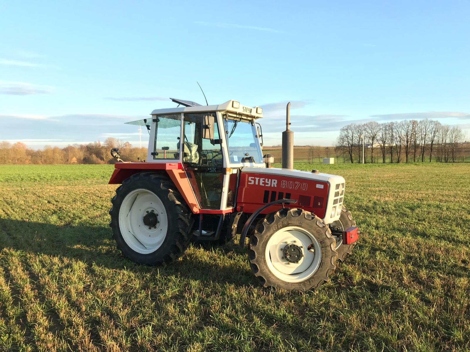 Traktor des Typs Steyr 8070 SK 2, Gebrauchtmaschine in Simmershofen (Bild 3)