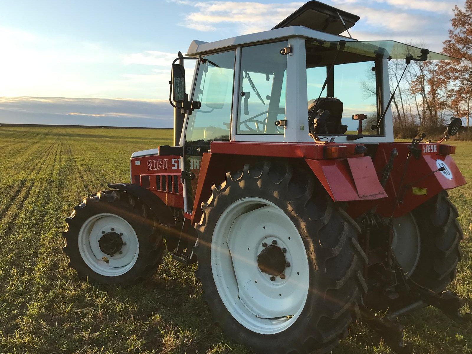 Traktor des Typs Steyr 8070 SK 2, Gebrauchtmaschine in Simmershofen (Bild 8)