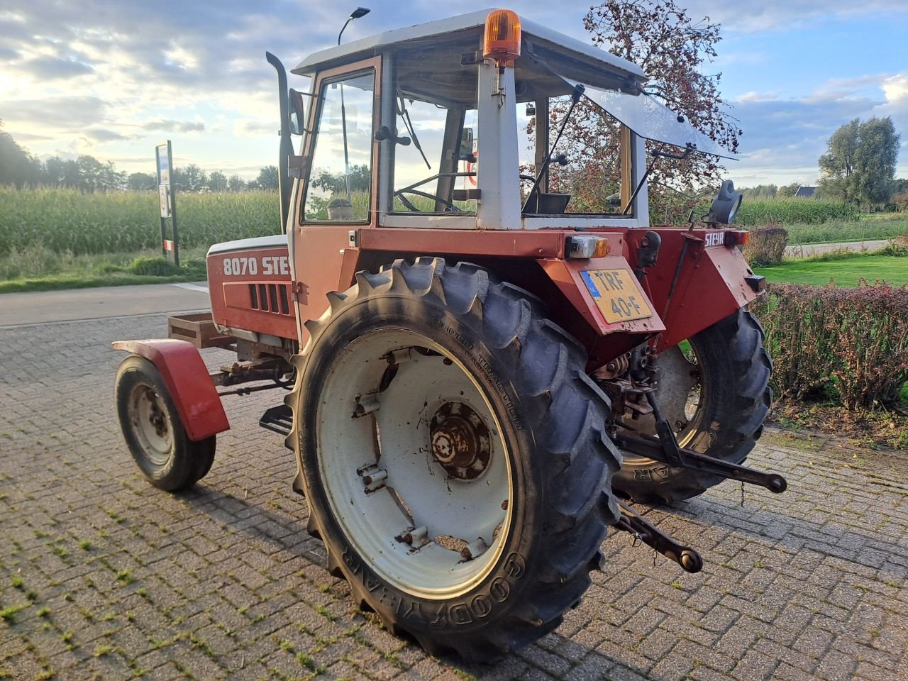 Traktor typu Steyr 8070, Gebrauchtmaschine w TERWOLDE (Zdjęcie 4)