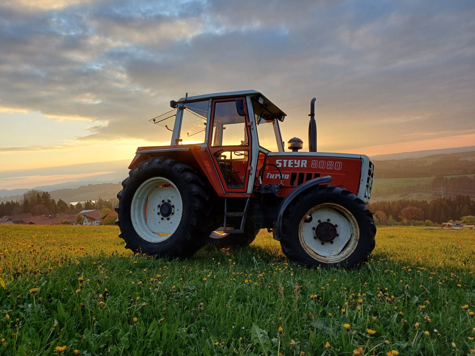 Traktor del tipo Steyr 8080, Gebrauchtmaschine en Oy-Mittelberg (Imagen 1)