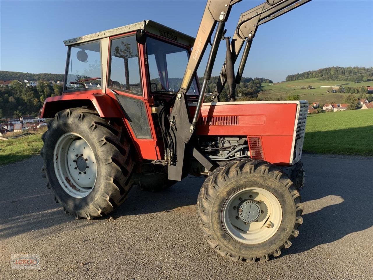 Traktor Türe ait Steyr 870 Allrad mit FL, Gebrauchtmaschine içinde Trochtelfingen (resim 4)