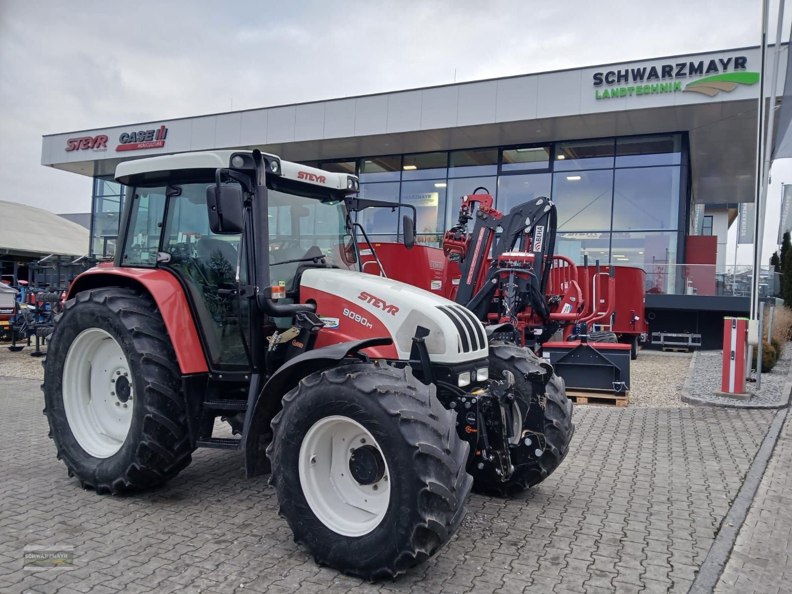 Traktor типа Steyr 9090 M Basis, Gebrauchtmaschine в Aurolzmünster (Фотография 1)