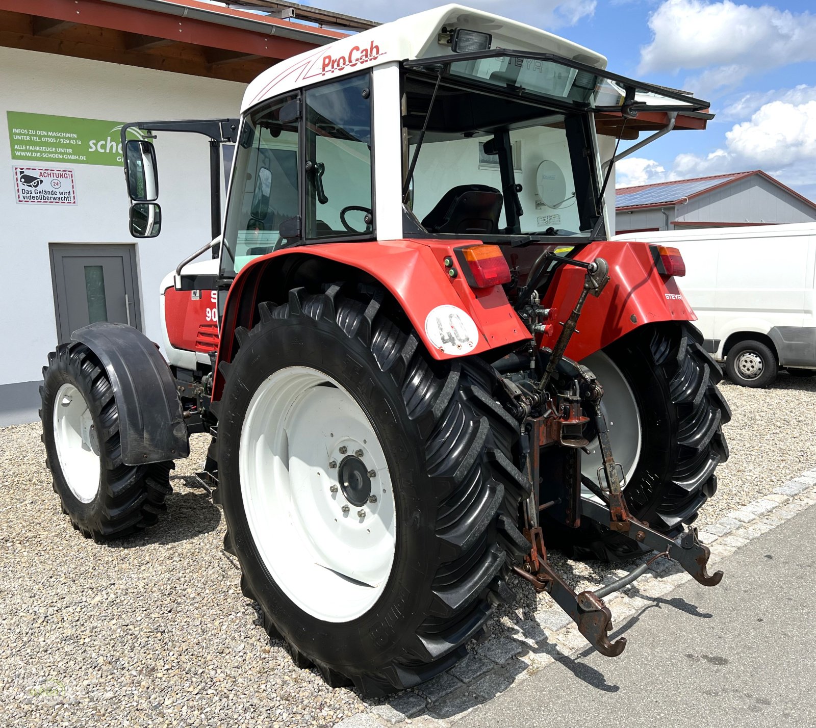 Traktor Türe ait Steyr 9094 - wie Case CS 94, Gebrauchtmaschine içinde Burgrieden (resim 3)