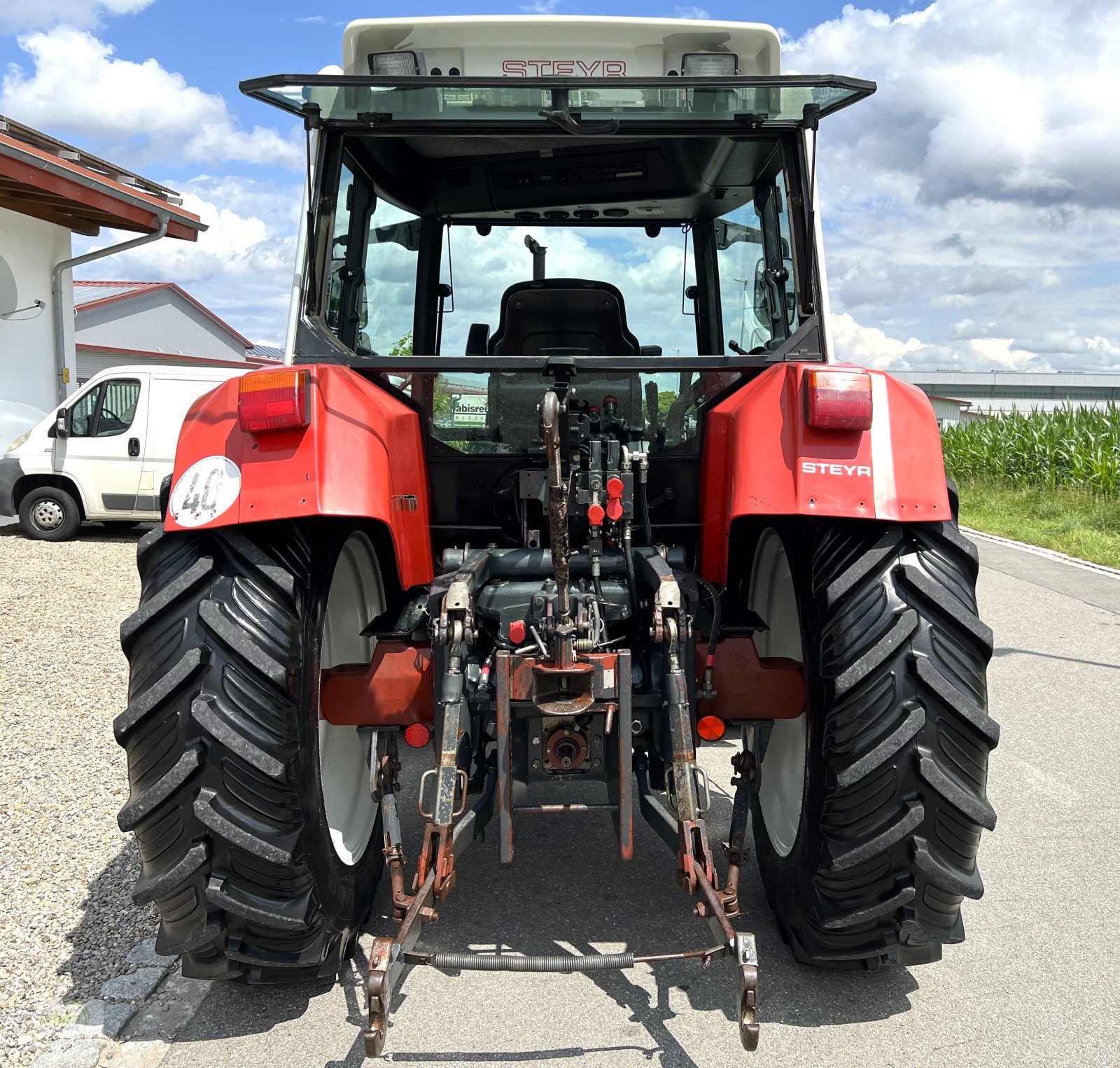 Traktor Türe ait Steyr 9094 - wie Case CS 94, Gebrauchtmaschine içinde Burgrieden (resim 4)