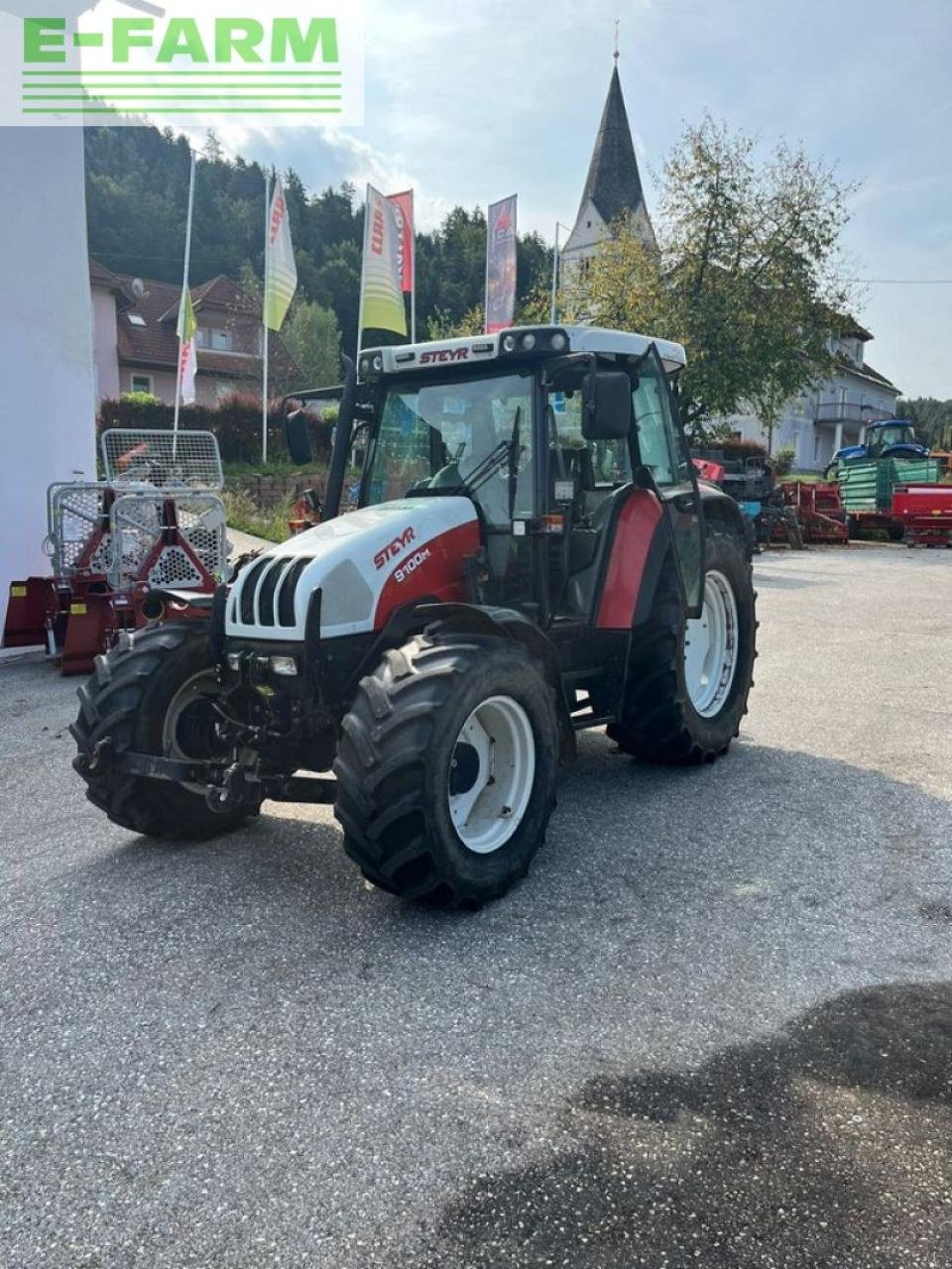 Traktor a típus Steyr 9100 m komfort, Gebrauchtmaschine ekkor: RUDEN (Kép 2)