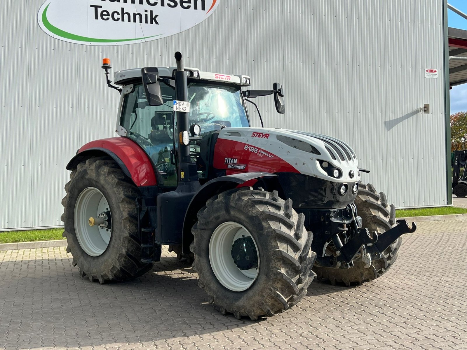 Traktor a típus Steyr Absolut 6185 CVT Gebraucht, Gebrauchtmaschine ekkor: Kruckow (Kép 1)