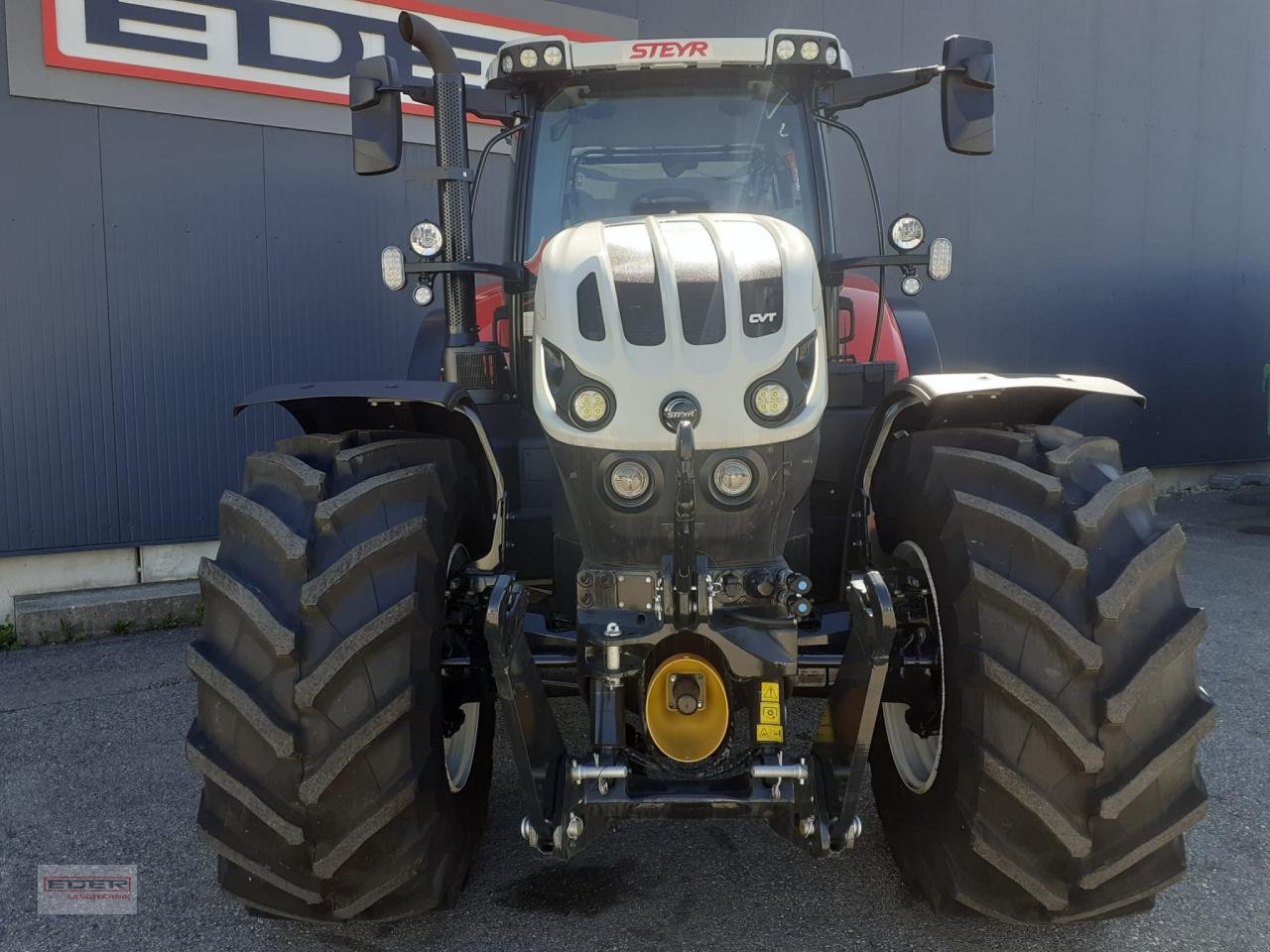 Traktor van het type Steyr Absolut 6185 CVT, Neumaschine in Luizhausen-Lonsee (Foto 3)