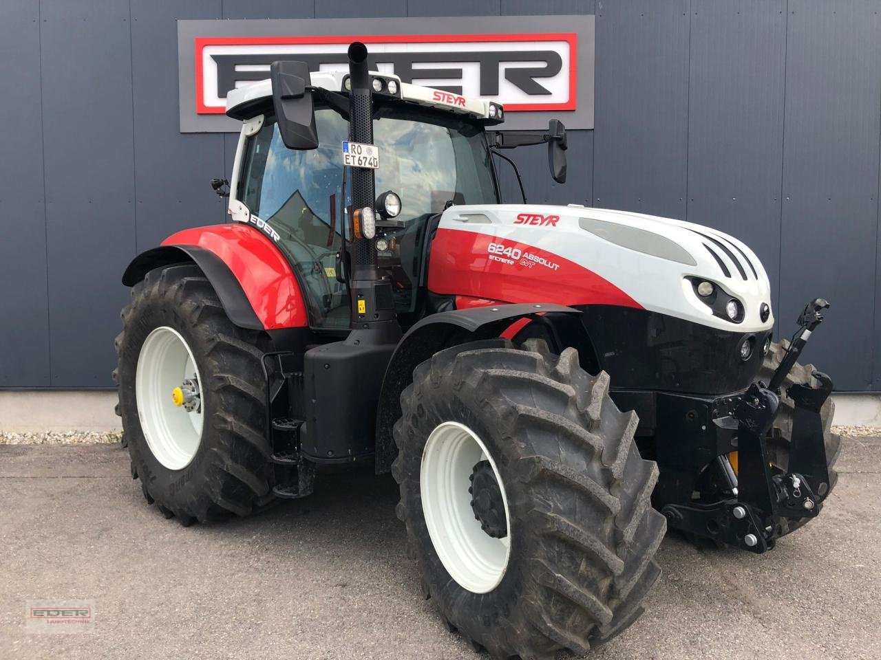 Traktor des Typs Steyr Absolut 6240 CVT, Vorführmaschine in Luizhausen-Lonsee (Bild 2)