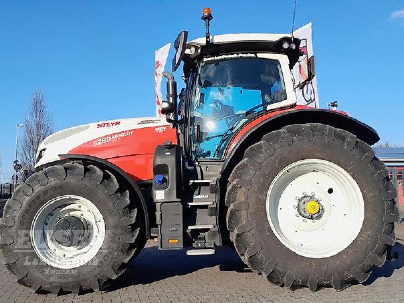 Traktor of the type Steyr Absolut 6280 CVT Vorführmaschine mit nur 420 Stunden und RTK Lenksystem, Vorführmaschine in Straelen (Picture 1)