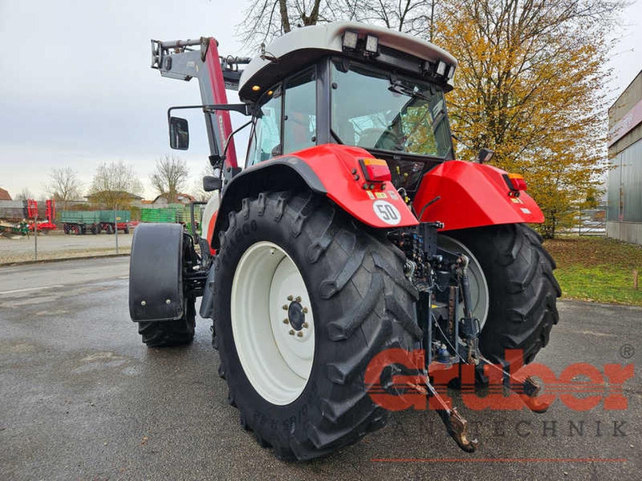 Traktor Türe ait Steyr CVT 6195, Gebrauchtmaschine içinde Ampfing (resim 4)