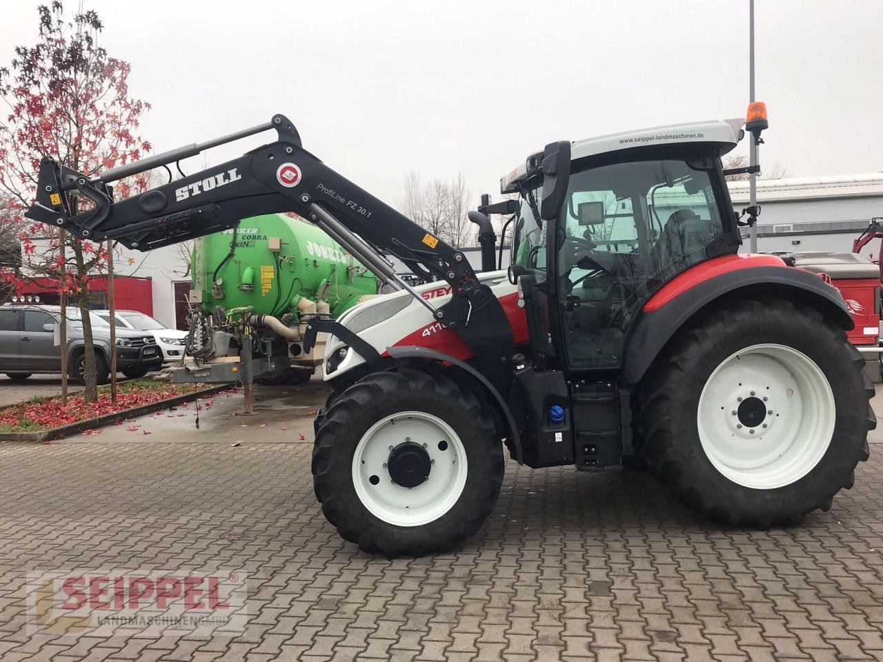 Traktor del tipo Steyr EXPERT 4110 CVT mit Stoll FZ 30.1, Neumaschine In Groß-Umstadt (Immagine 7)