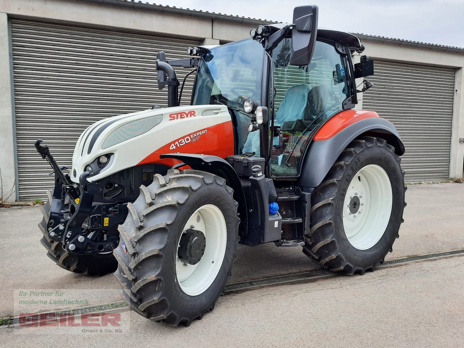 Traktor Türe ait Steyr Expert 4130 CVT, Neumaschine içinde Ansbach (resim 1)