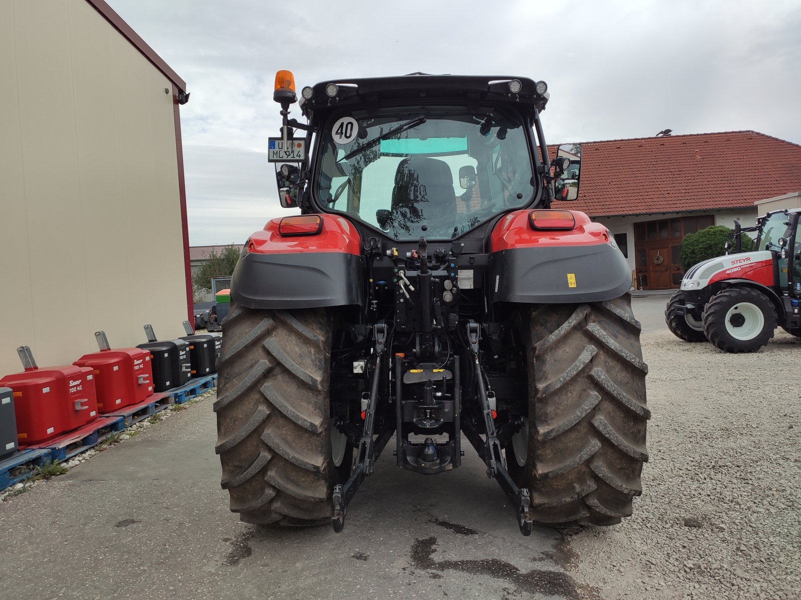 Traktor Türe ait Steyr Expert 4130 CVT, Gebrauchtmaschine içinde Altbierlingen (resim 4)