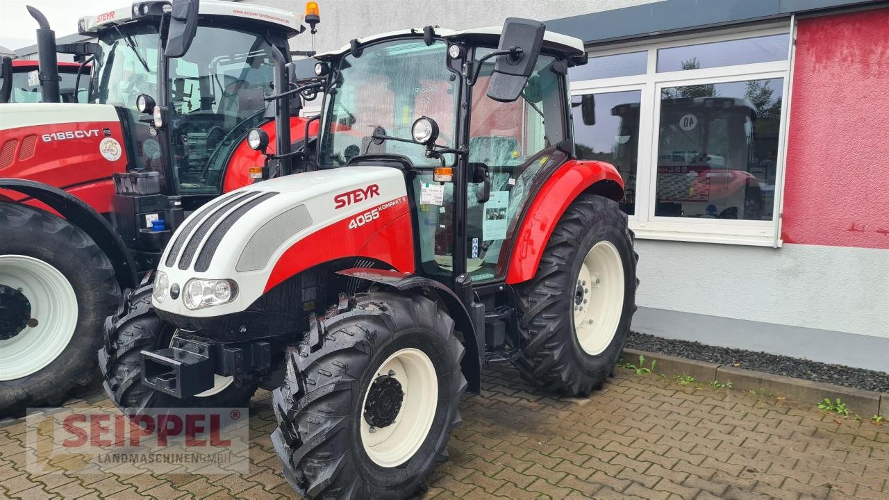 Traktor Türe ait Steyr KOMPAKT 4055 S, Neumaschine içinde Groß-Umstadt (resim 2)