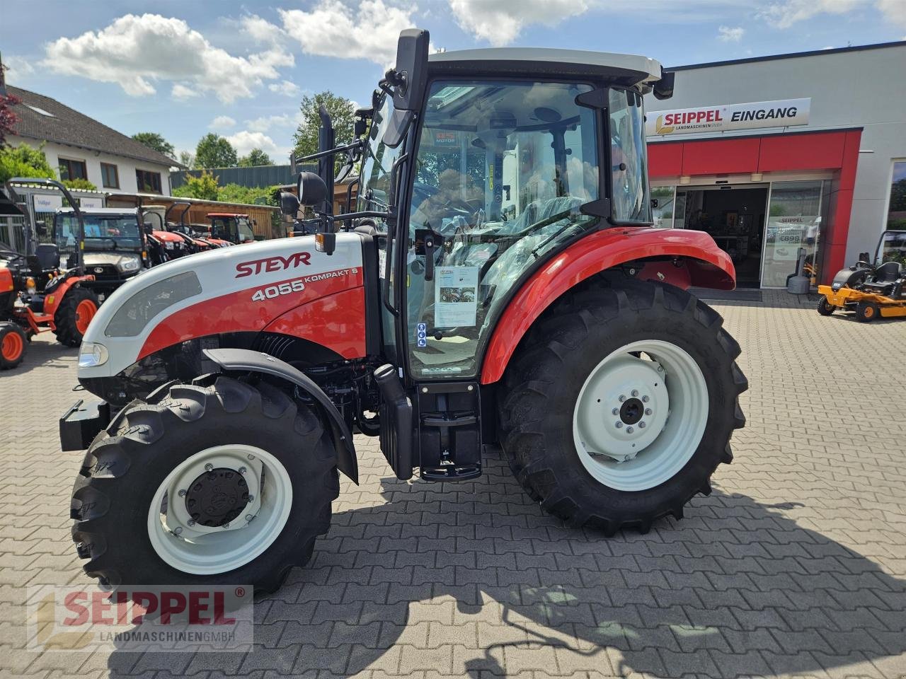 Traktor Türe ait Steyr KOMPAKT 4055 S, Neumaschine içinde Groß-Umstadt (resim 5)