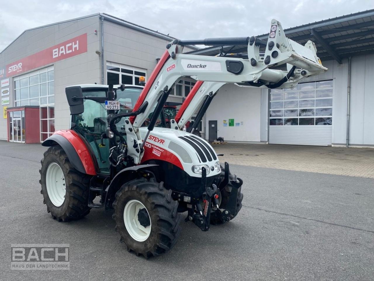 Traktor van het type Steyr KOMPAKT 4100, Gebrauchtmaschine in Boxberg-Seehof (Foto 1)