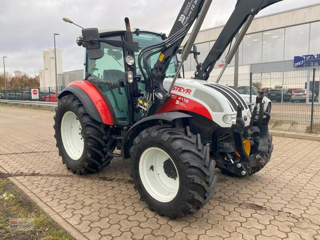 Traktor a típus Steyr KOMPAKT 4115 MIT FZW & FRONTLADER, Gebrauchtmaschine ekkor: Oyten (Kép 4)