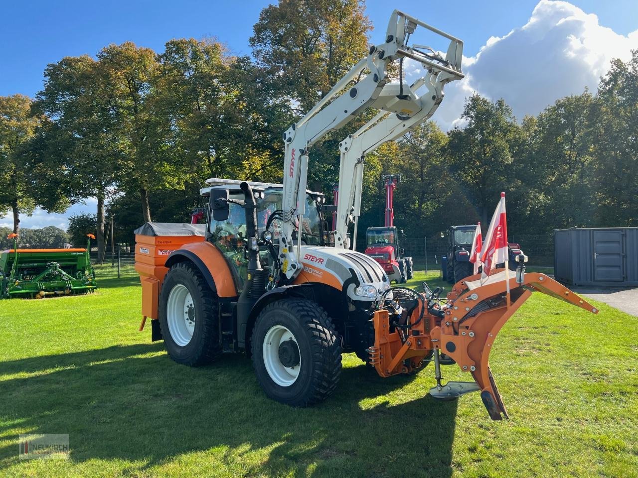 Traktor des Typs Steyr Multi 4120, Gebrauchtmaschine in Delbrück-Westenholz (Bild 3)