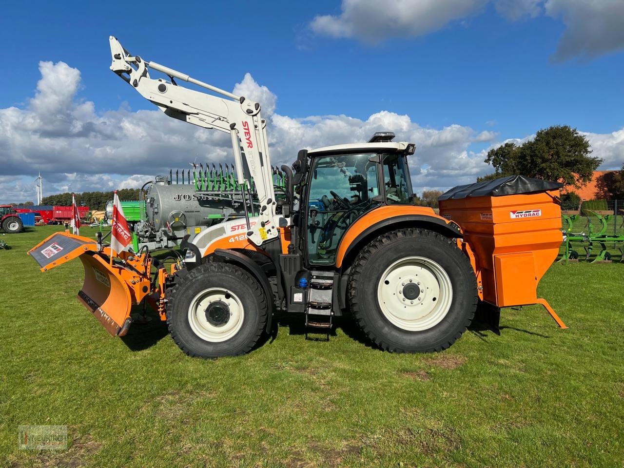 Traktor des Typs Steyr Multi 4120, Gebrauchtmaschine in Delbrück-Westenholz (Bild 8)