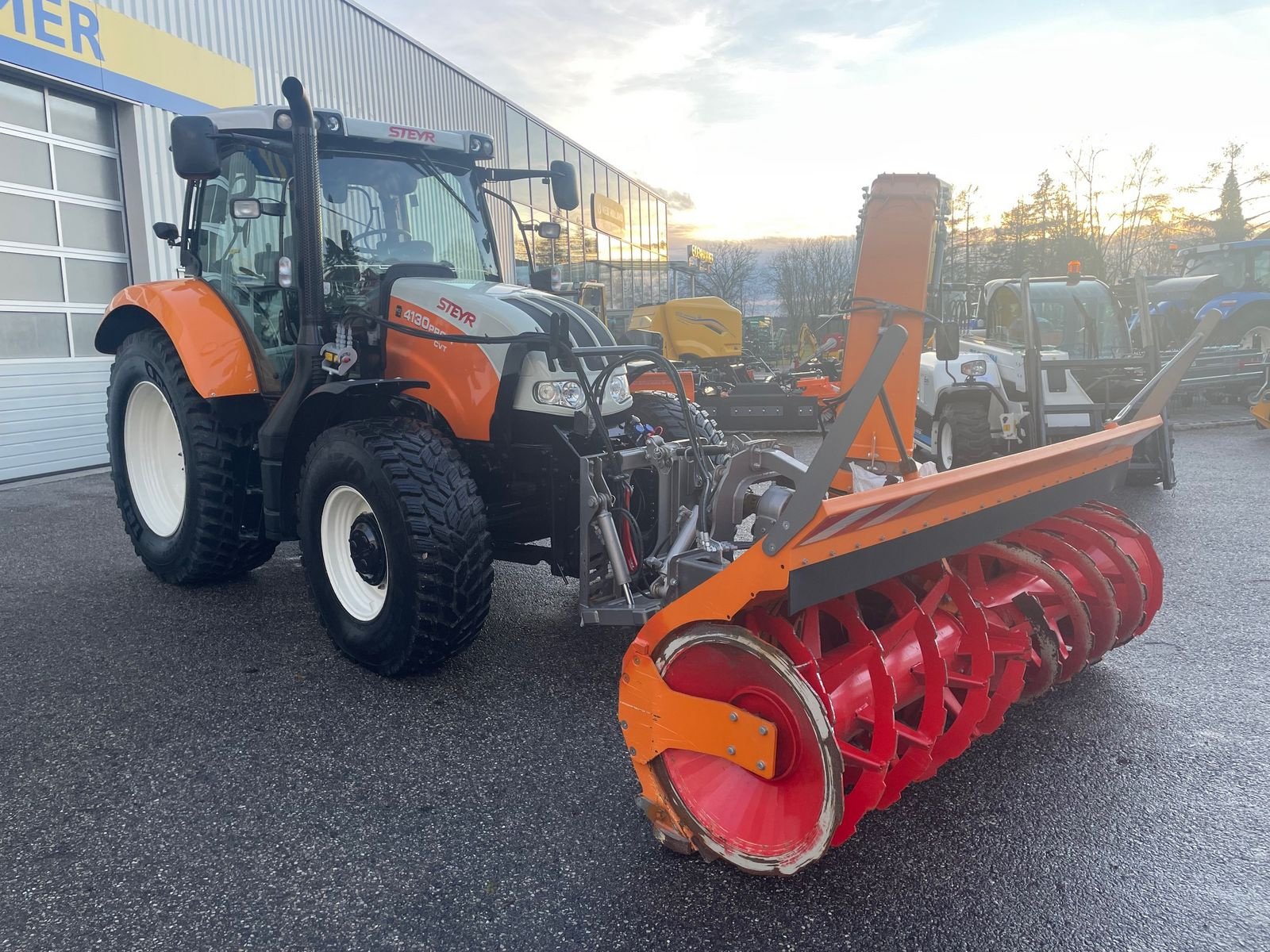 Traktor des Typs Steyr Profi 4130 CVT Komm. Komfort, Gebrauchtmaschine in Burgkirchen (Bild 3)