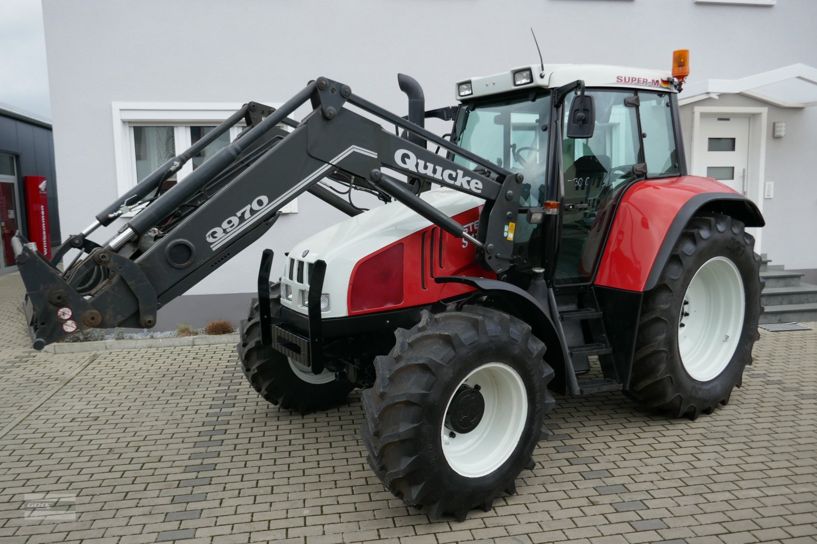 Traktor tip Steyr S110 mit Ind-Lader, Druckluft, Klima..usw. Sehr Gut!!, Gebrauchtmaschine in Langenzenn (Poză 1)