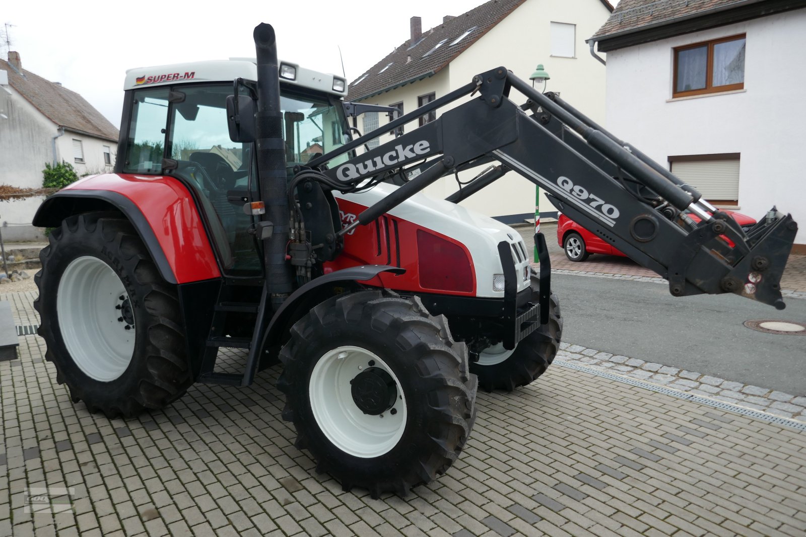 Traktor tip Steyr S110 mit Ind-Lader, Druckluft, Klima..usw. Sehr Gut!!, Gebrauchtmaschine in Langenzenn (Poză 2)