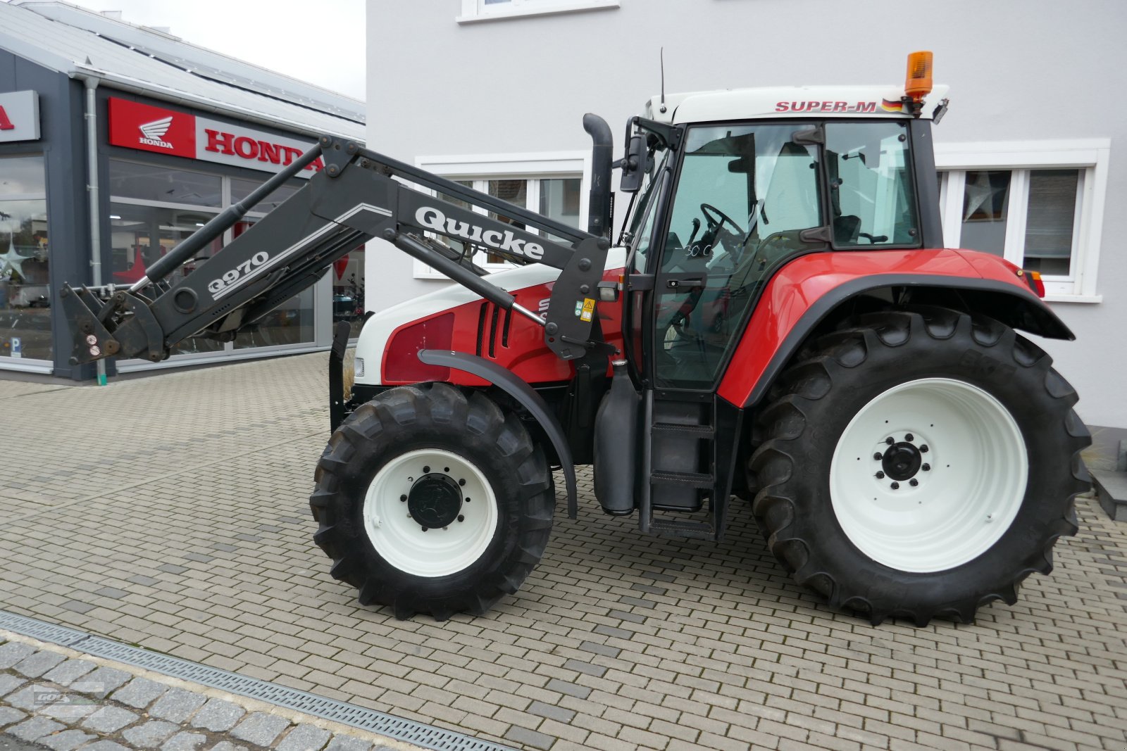 Traktor tip Steyr S110 mit Ind-Lader, Druckluft, Klima..usw. Sehr Gut!!, Gebrauchtmaschine in Langenzenn (Poză 3)