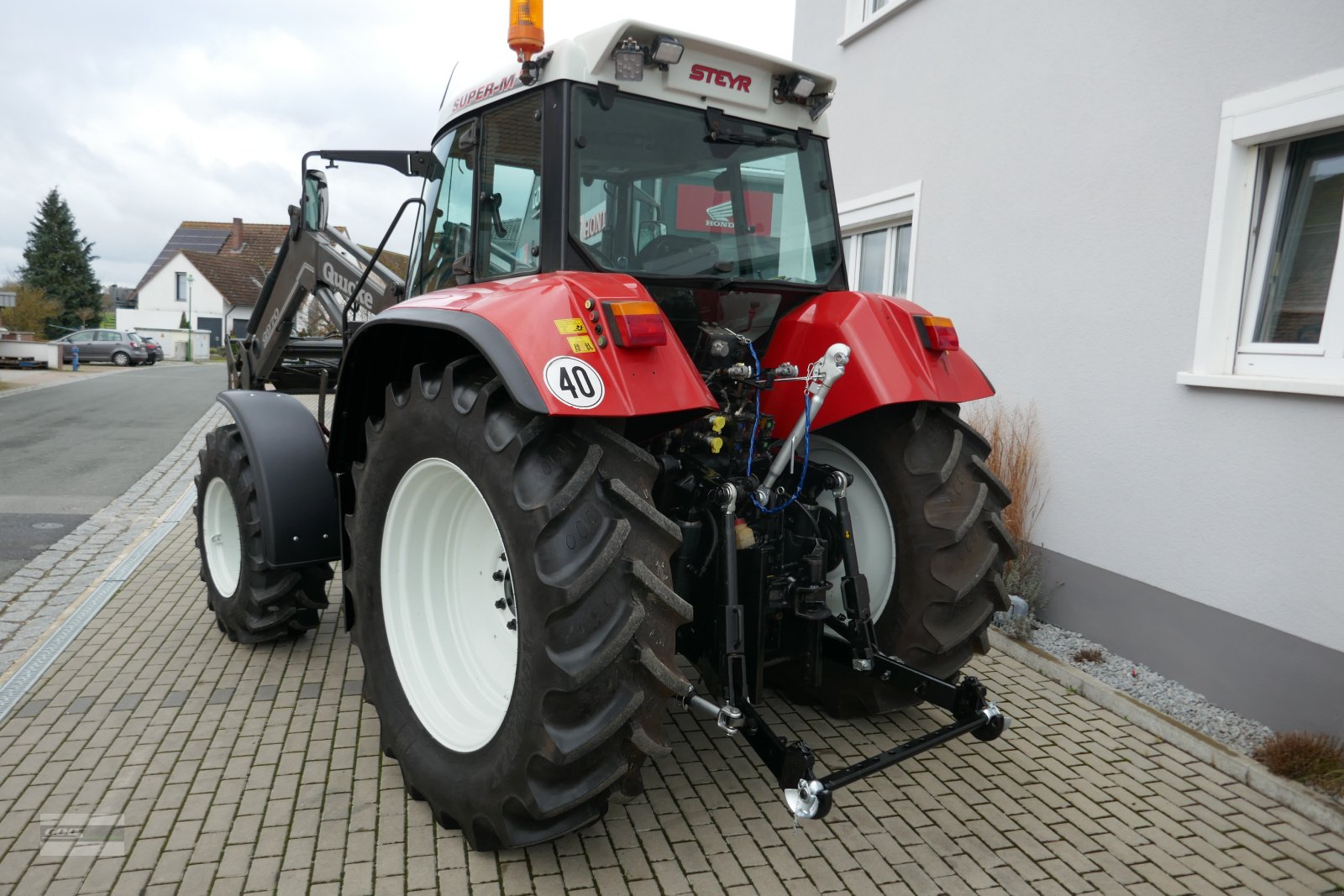 Traktor tip Steyr S110 mit Ind-Lader, Druckluft, Klima..usw. Sehr Gut!!, Gebrauchtmaschine in Langenzenn (Poză 4)