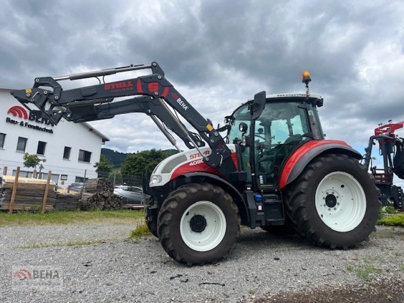 Traktor Türe ait Steyr Steyr 4090 Kompakt, Druckluft, Klima, Frontlader, 40 Km/h, Top Zustand, Gebrauchtmaschine içinde Steinach (resim 2)