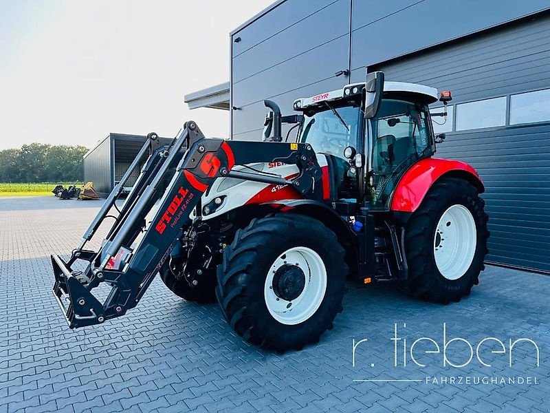 Traktor tipa Steyr Steyr 4125 Profi CVT / Case Maxxum CVX !! NUR 1250 Stunden !! Stoll Industriefrontlader, Gebrauchtmaschine u Haren (Slika 7)