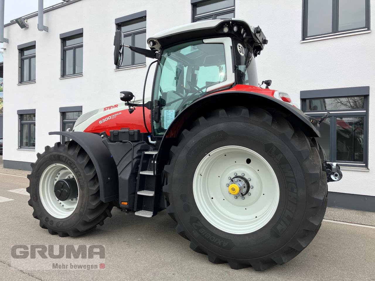 Traktor del tipo Steyr Terrus 6300 CVT, Gebrauchtmaschine In Friedberg-Derching (Immagine 5)