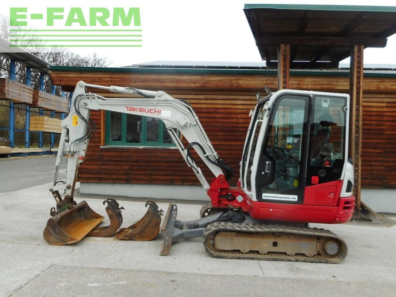 Traktor del tipo Takeuchi tb 240 ( 4.015kg ) hydr. sw + alle leitungen + 3, Gebrauchtmaschine In ST. NIKOLAI/DR. (Immagine 1)