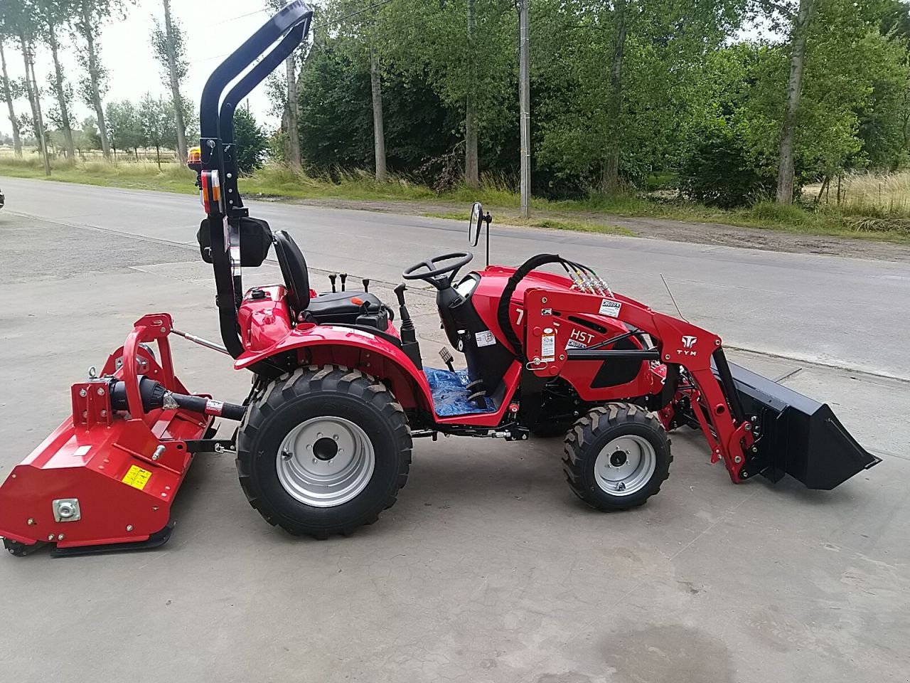 Traktor del tipo TYM T265 HST compacttractor, Gebrauchtmaschine en Eksaarde-Lokeren (Imagen 7)