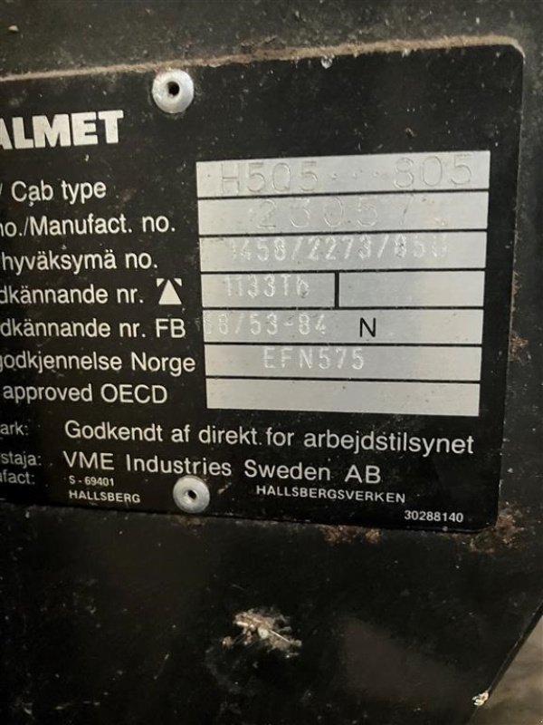 Traktor Türe ait Valmet 655, Gebrauchtmaschine içinde Videbæk (resim 6)