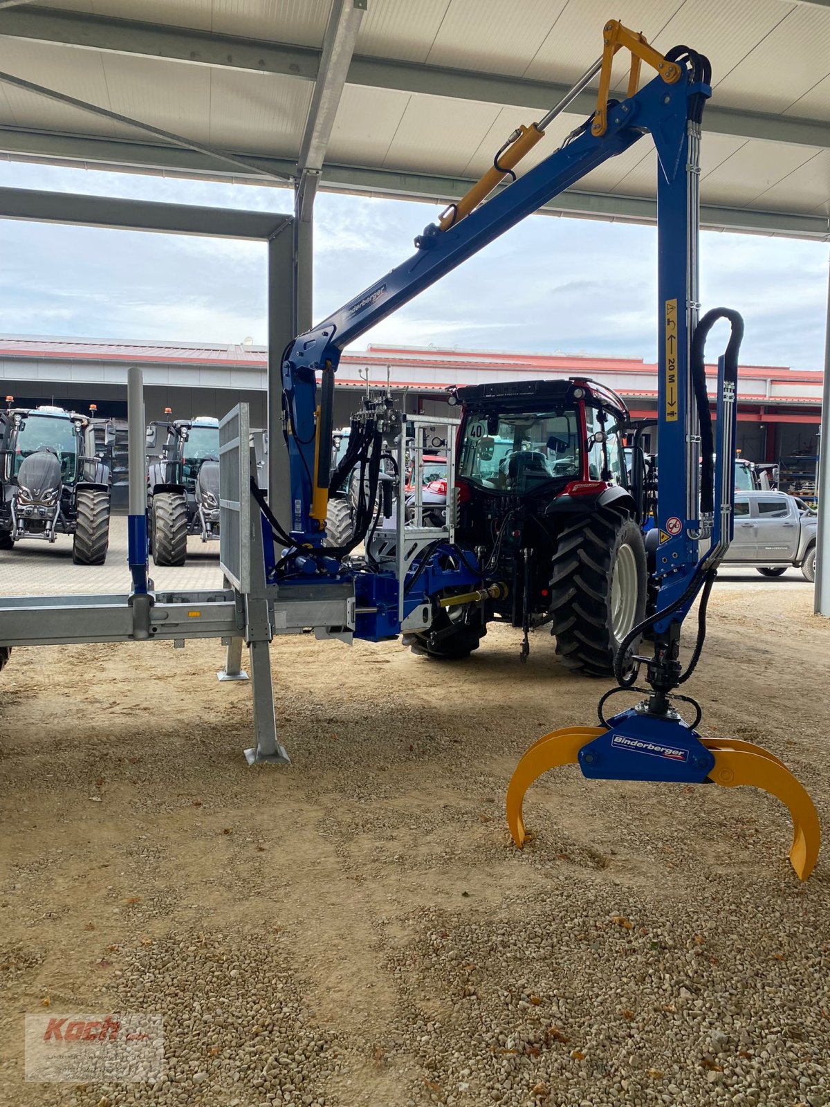 Traktor tip Valtra und Bindeberger A 75 mit RW 10 ECO, Neumaschine in Neumarkt / Pölling (Poză 2)