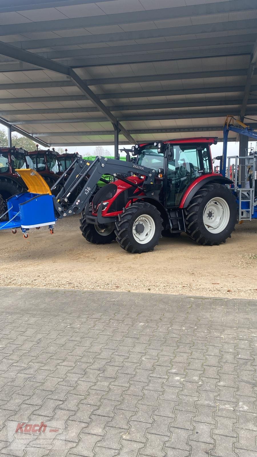 Traktor tip Valtra und Bindeberger A 75 mit RW 10 ECO, Neumaschine in Neumarkt / Pölling (Poză 5)