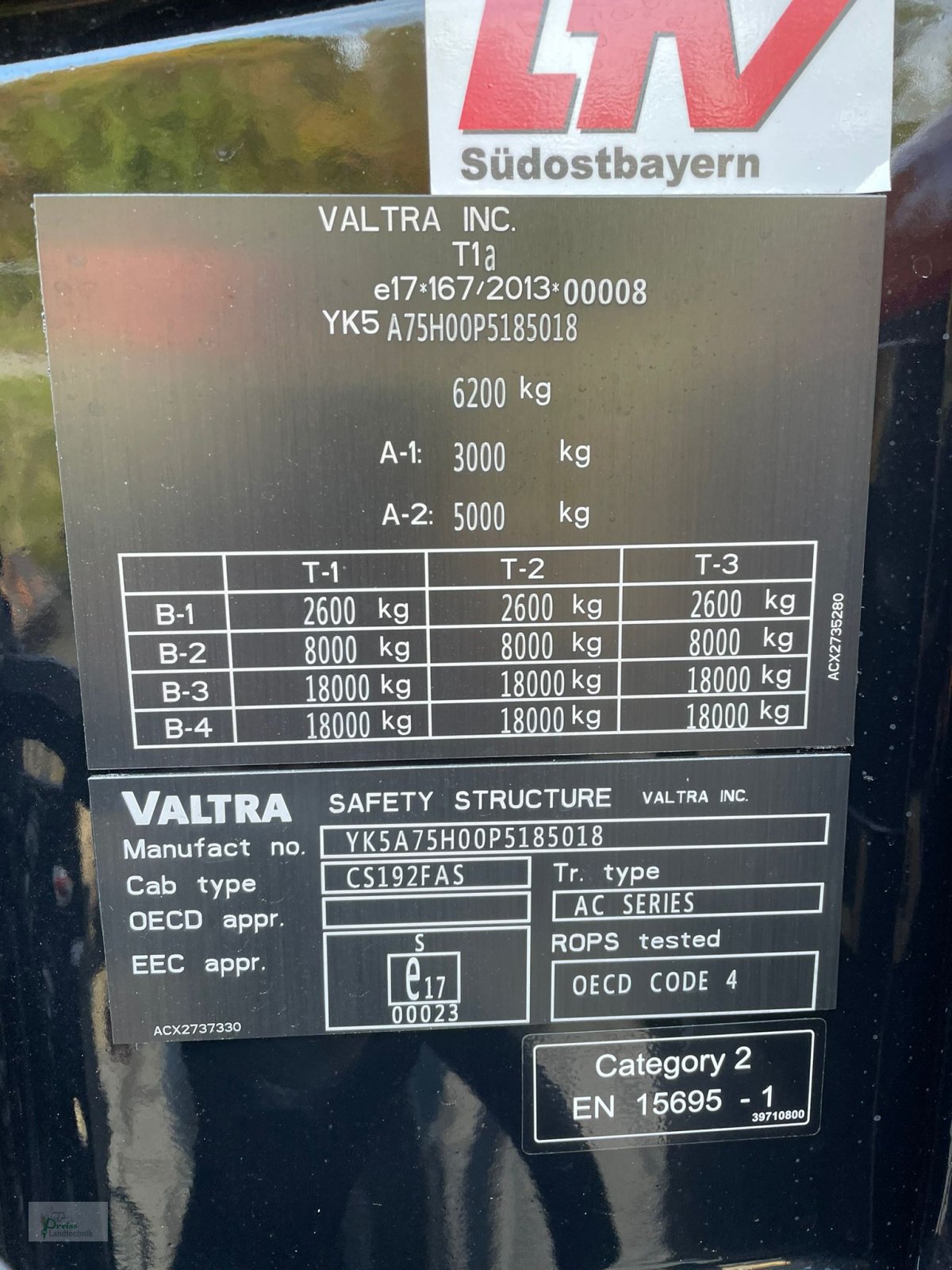 Traktor del tipo Valtra A75, Neumaschine en Bad Kötzting (Imagen 5)