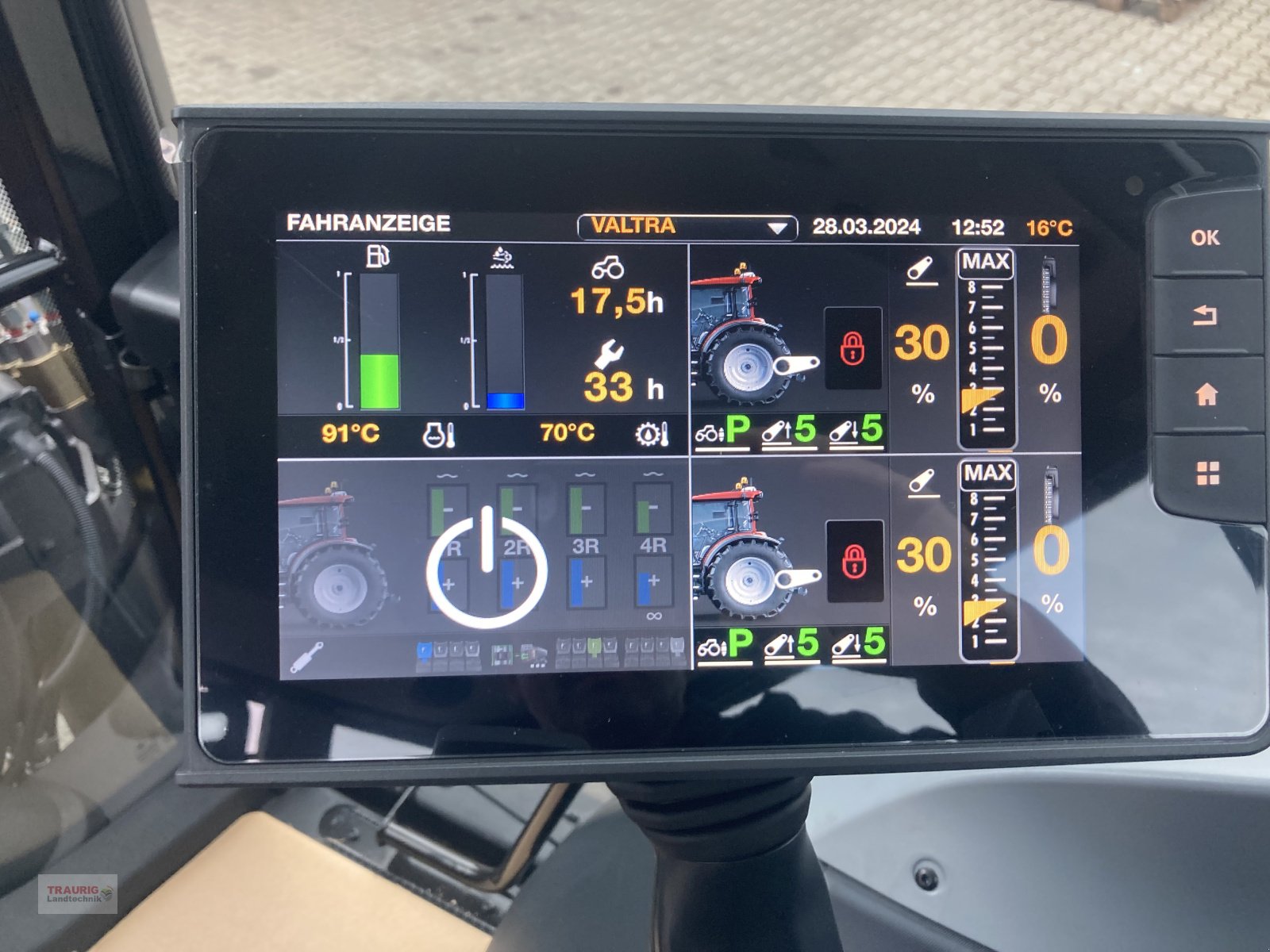 Traktor del tipo Valtra G 125 Versu m. FL, Neumaschine en Mainburg/Wambach (Imagen 19)