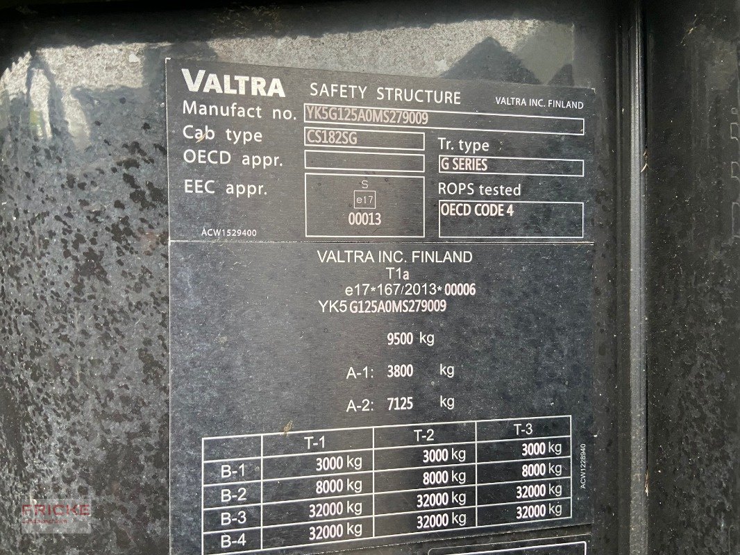 Traktor Türe ait Valtra G125 Active, Gebrauchtmaschine içinde Bockel - Gyhum (resim 18)