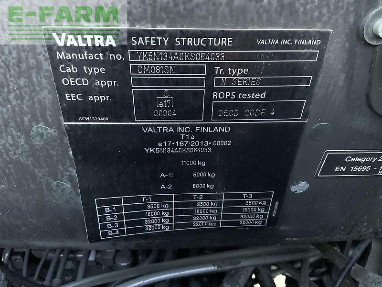 Traktor of the type Valtra n134 active tractor (st21599) Active, Gebrauchtmaschine in SHAFTESBURY (Picture 14)