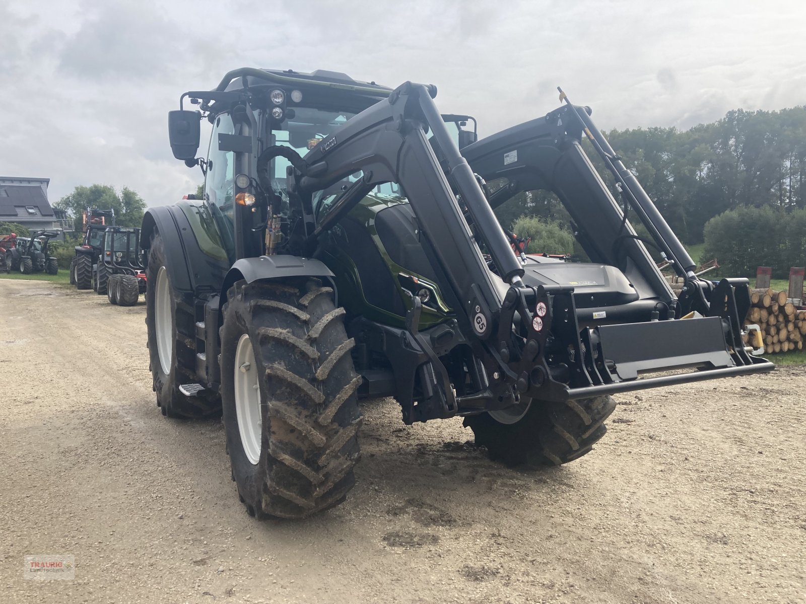 Traktor van het type Valtra N135 A m. Rüfa + Forstkabine, Neumaschine in Mainburg/Wambach (Foto 5)