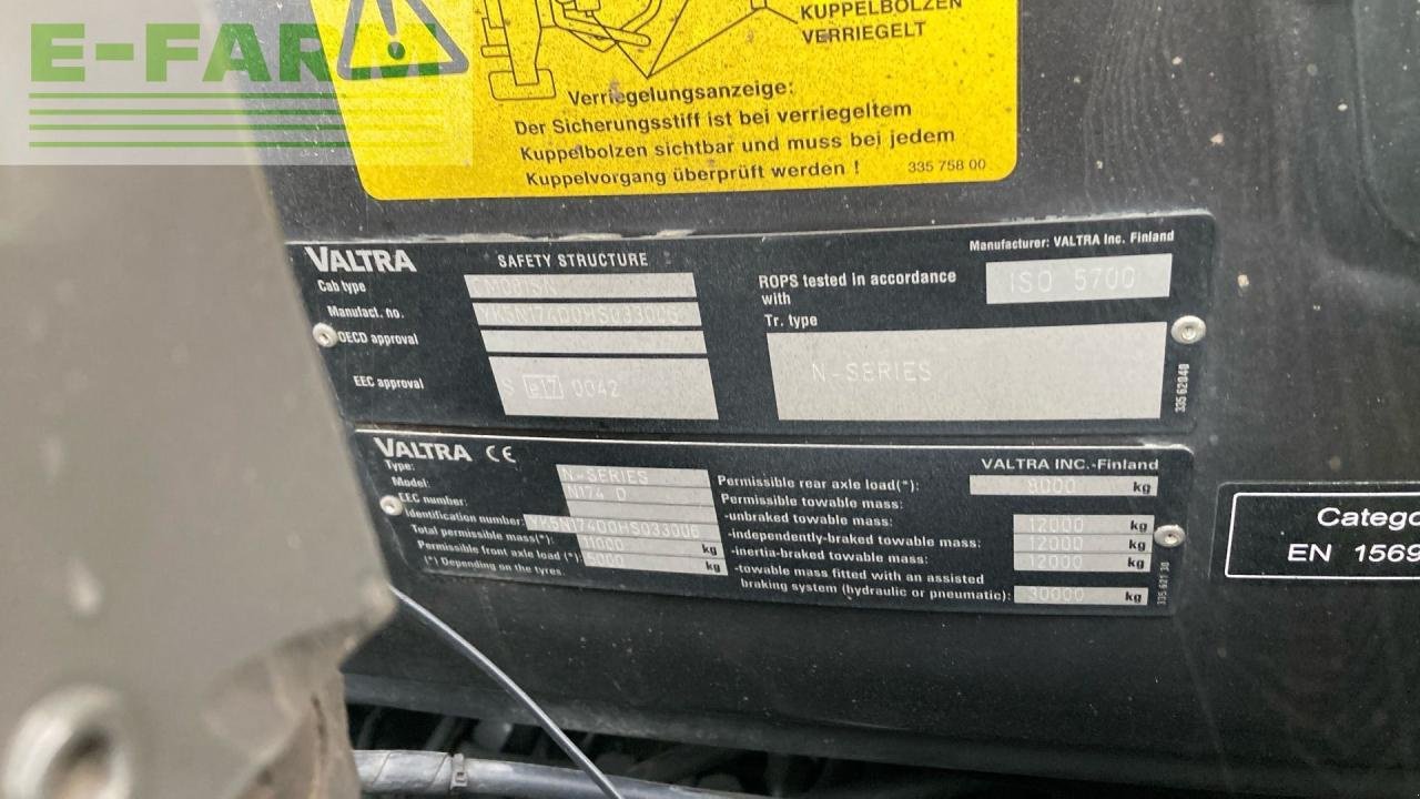 Traktor tip Valtra N174, Gebrauchtmaschine in Hamburg (Poză 18)